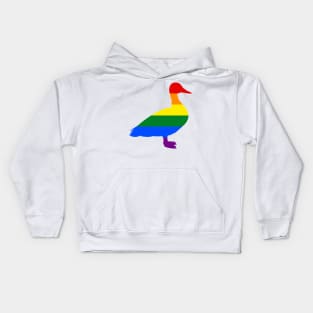 GAY MALLARD DUCK Kids Hoodie